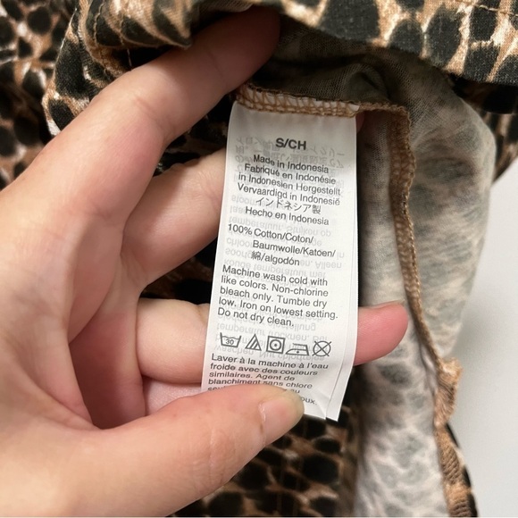 J CREW Cheetah Print Cotton Midi Tank Dress Size Small - Picture 10 of 10